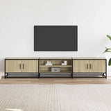 ZNTS TV Cabinet Sonoma Oak 210x35x41 cm Engineered Wood 3300781
