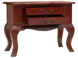 Side Table Brown 60.5 x 30 x 61 cm Solid Mahogany Wood 42009942
