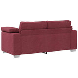 Sofa Wine Red 180 x 77 x 82 cm Fabric 4105230