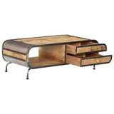 247804 Coffee Table 100x50x35 cm Solid Mango Wood