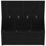 Garden Box Black 101x50.5x46.5 cm Solid Wood Pine 823952