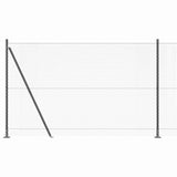 Welded Wire Fence with Concrete Base 10 x 1.4 m 3353629