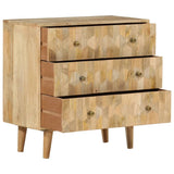 Drawer Cabinet 70x35x70 cm Solid Wood Mango 358184