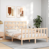 Bed Frame without Mattress 120x200 cm Solid Wood Pine 3192551