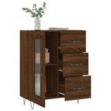 Sideboard Brown Oak 69.5x34x90 cm Engineered Wood 828043