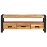 TV Cabinet 120x30x45 cm Solid Wood Acacia 351670