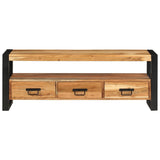 TV Cabinet 120x30x45 cm Solid Wood Acacia 351670