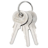U Lock with Keys 100 pcs Brass Iron 42021929