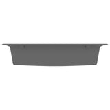 ZNTS Kitchen Sink Grey 790x500x193 mm Granite 147054