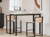 Bar Table Natural 110 x 55 x 105 cm Solid Pine Wood 892803