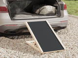 Dog Ramp Grey 70x35 cm Solid Wood Fir 172418