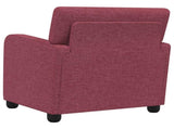 Armchair Wine Red Fabric 42043396