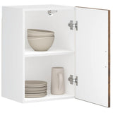 Kitchen Wall Cabinet Porto Smoked Oak Engineered Wood 854032