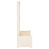 Big Planter with Trellis White 99.5 x 43 x 133.5 cm PP 42041722