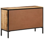 Sideboard 105x35x70 cm Solid Rough Wood Mango 374079
