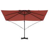 Umbrella Terracotta 351 x 250 x 260 cm Polyester and Aluminium 42003350
