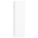 5 Piece TV Cabinet Set White Engineered Wood 3078697