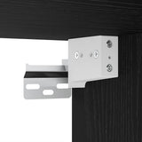 TV Cabinet Set 4 pcs Black Oak Engineered Wood 3393415