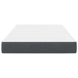 Bed Mattress with Mattress Grey 120 x 190 cm Fabric 42008277