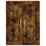 Wall Mounted Cabinet Smoked Oak 69.5x34x90 cm Engineered Wood 835015