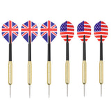 Professional Dart Set with Dartboard Sisal Steel 91459