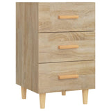Bedside Cabinet Sonoma Oak 40x40x66 cm Engineered Wood 812081