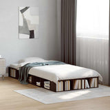 Bed Frame without Mattress Brown Oak 90x190 cm Single 3280530