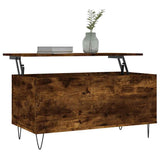 Coffee Table Smoked Oak 90x44.5x45 cm Engineered Wood 830977