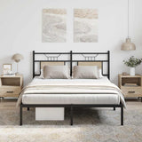 Bed Frame without Mattress Sonoma Oak 137x190 cm Engineered Wood 4106791