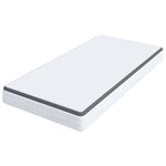 Mattress White and Grey 90 x 200 cm Bonell Spring 4106439