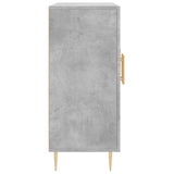 Sideboard Concrete Grey 90x34x80 cm Engineered Wood 828096