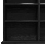 CD Cabinet Black Oak 101 x 23 x 177.5 cm Engineered Wood 3329339