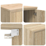 Garage Cabinets 2 pcs Sonoma Oak Engineered Wood 3328307