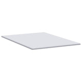 Mattress Topper White 140 x 200 x 3.5 cm Jaquard Fabric 4106216