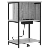 Bedside Cabinet 2 pcs Grey Sonoma 38 x 31 x 61 cm 859457