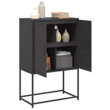 Highboard Black 68.5x38.5x107 cm Steel 846506