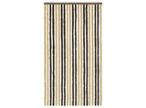 Insect Curtain Chenille Dark Brown and Beige 90 x 220 cm 42034432