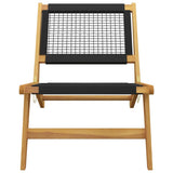 Garden Chair Natural wood Solid Teak Wood Standard Foldable 319155