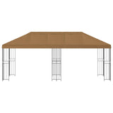 6 x 3 m Beige Polyester and Steel 190 3375982