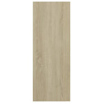 ZNTS Console Table Sonoma Oak 105x30x80 cm Engineered Wood 808308