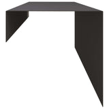 Garden Cover Profile 2 pcs 100 x 15 x 15 cm Steel Black 8012962