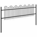 Spike Arch Fence DRONTEN Black 42030090