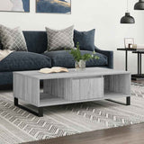 Coffee Table Grey Sonoma 104x60x35 cm Engineered Wood 827098