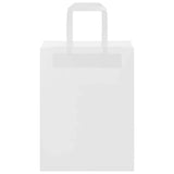 Paper Bags 250 pcs with Handles White 21x11x28 cm 4101839