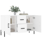 ZNTS Sideboard White 100x36x60 cm Engineered Wood 828180