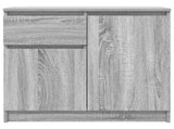Sideboard with Drawer Grey Sonoma 71x35x65 cm Engineered Wood 861603