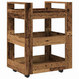 Kitchen Trolley Oak Wood 60 x 45 x 80 cm Engineered Wood 862117