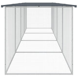 Chicken Cage with Roof Anthracite 403x98x90 cm Galvanised Steel 3189050