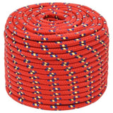 Boat Rope Red 14 mm 100 m Polypropylene 152411