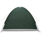 Cabin Tent with Roof Army green 4-Person Polyester and Steel 42028582